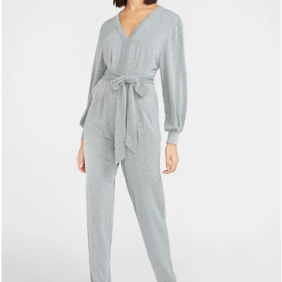 Express Pants - Express Women's Belted Jumpsuit